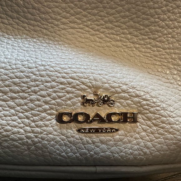 Coach Cream and Tan COURT BELT BAG IN SIGNATURE CANVAS - Picture 6 of 9